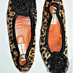 Lanvin Ponyhair Ballet Flats